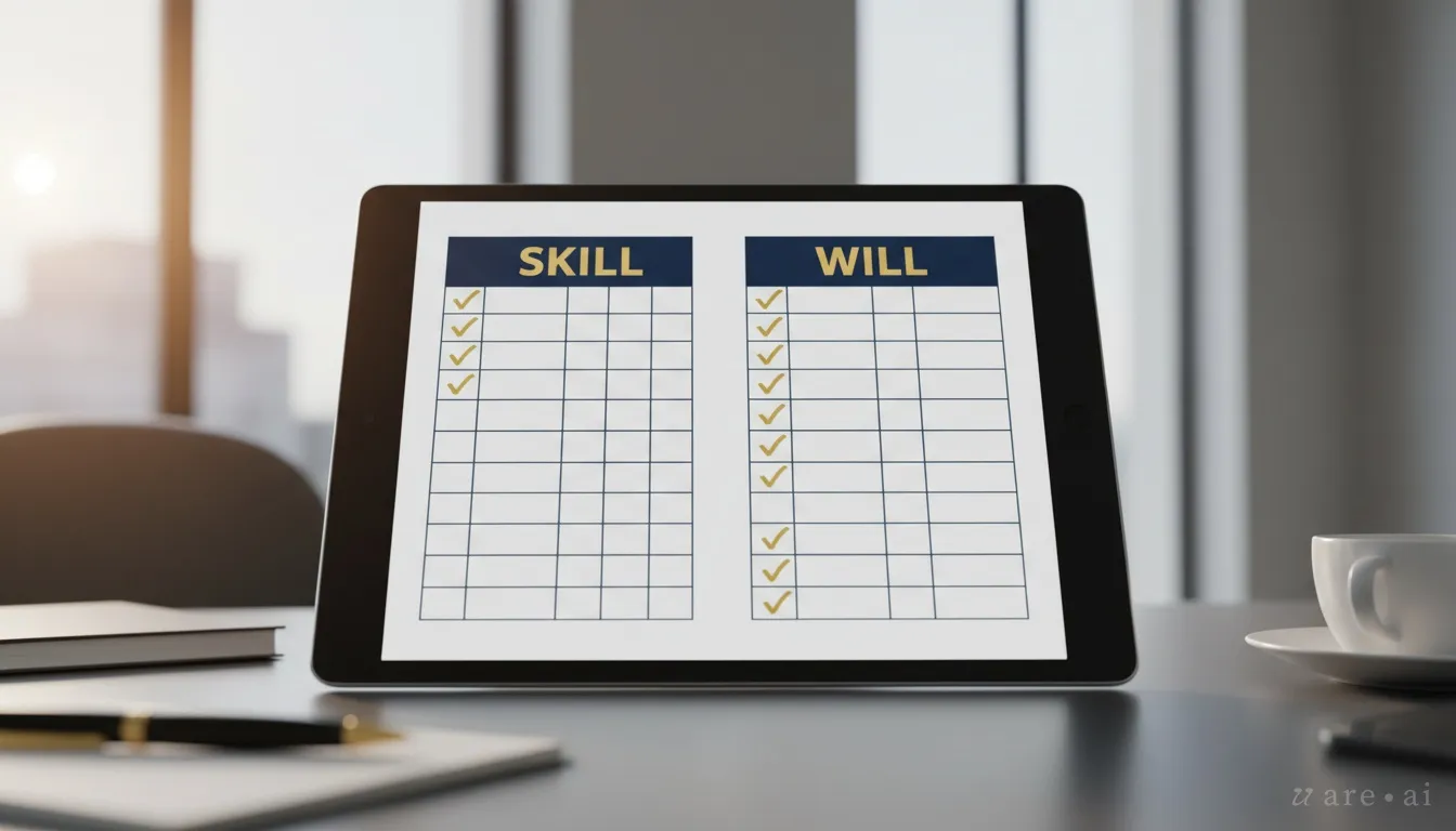 Skill & Will: How to Know Who Is Part of the Team and Who Needs to Exit